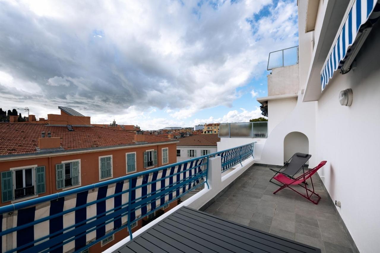 SMARTBNB - Dernier étage - Terrasse à ciel ouvert - Garibaldi Nice Exterior foto